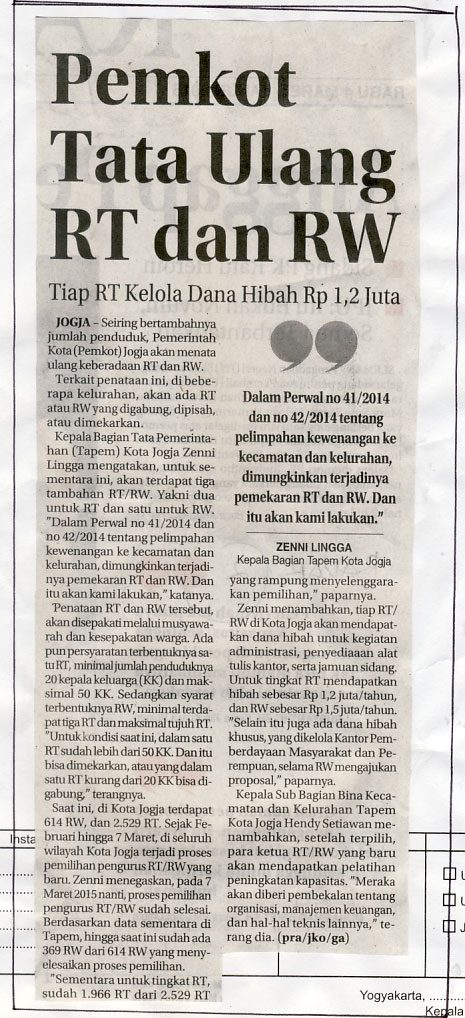 Kliping jogja terbaru